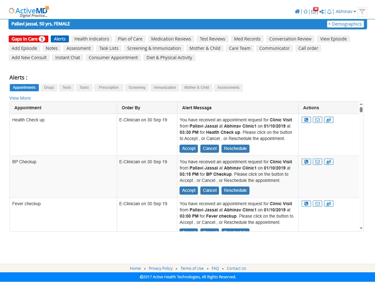 Patient Dashboard
